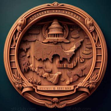 3D мадэль Мэдисон в США (STL)